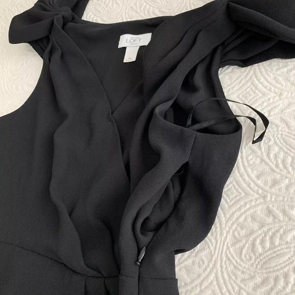 Ann Taylor Loft Black Cocktail Dress - Picture 6 of 6